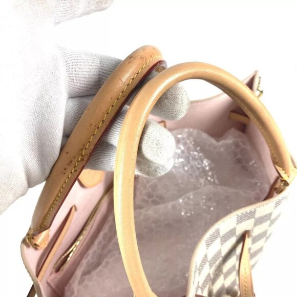 LOUIS VUITTON N41579 Damier Azur Giroratta Bag 2WAY bag Drawstring Shoulder bag - Picture 13 of 16